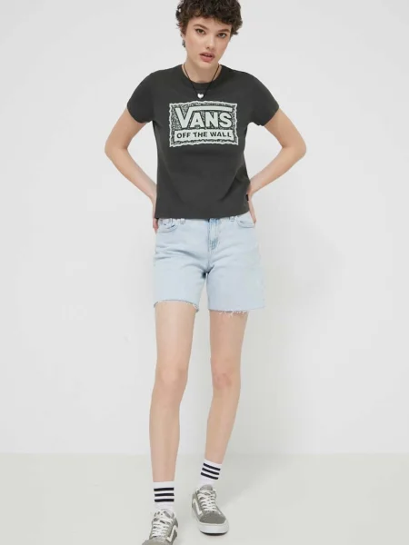 Тениска Vans черно
