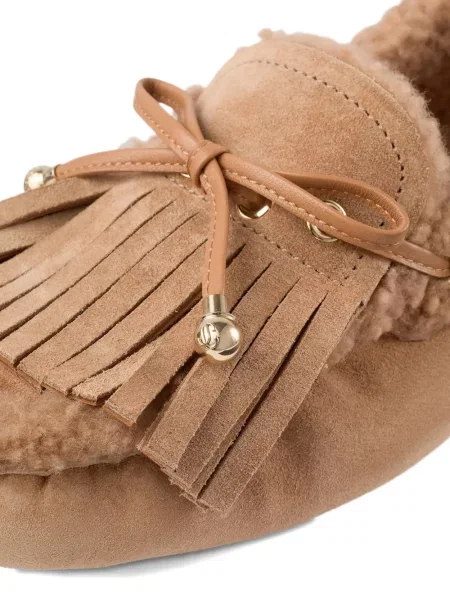Pantofi loafer Jimmy Choo maro
