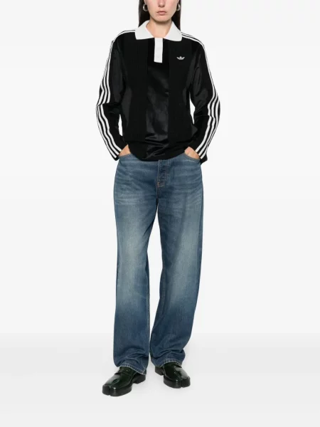 Bouclé kalhoty Adidas zelené