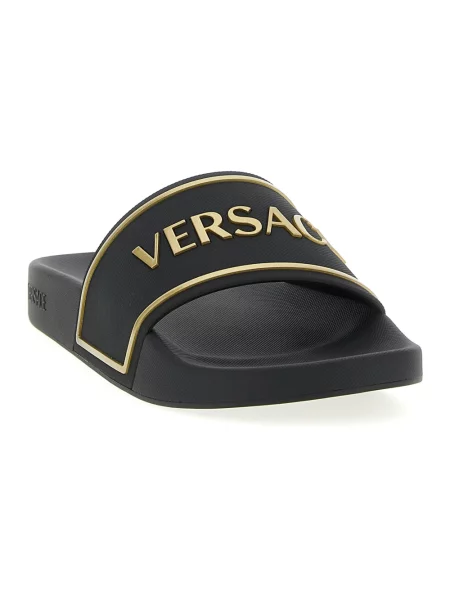 Klapki Versace czarne