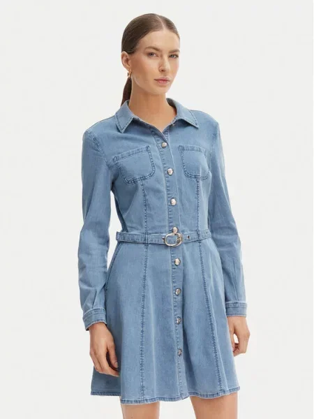 Morgan Jeans obleka modra