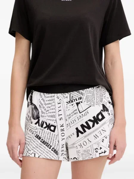 Pijamale Dkny cu imagine negru