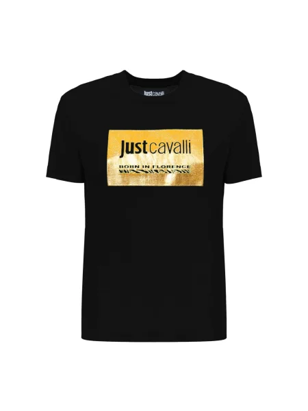 Koszulka Just Cavalli czarna