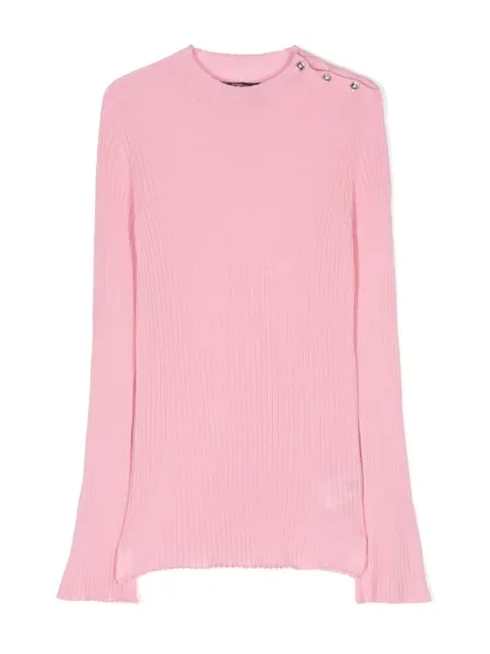 Sweter dziecięcy Versace różowy