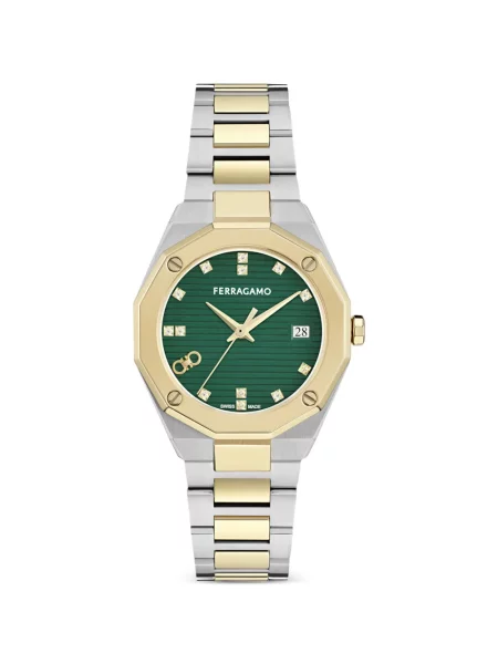 Ceas Ferragamo verde