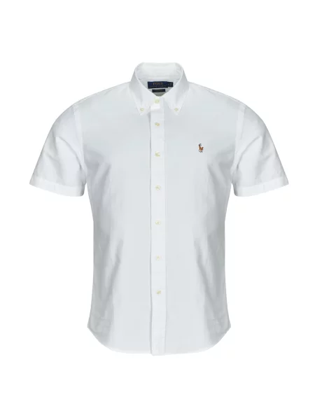 Srajca Polo Ralph Lauren s kratkimi rokavi keper bela