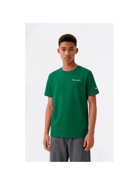 T-Shirt Champion Z Krótkim Rękawem Dzieci zielona