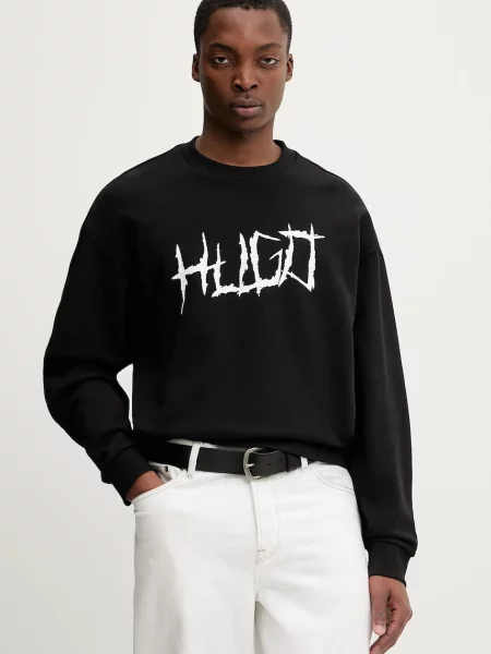 Hugo Blue hanorac de Namenex cu imprimeu negru