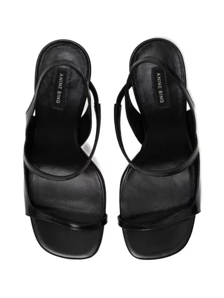 Sandale Anine Bing slingback negru