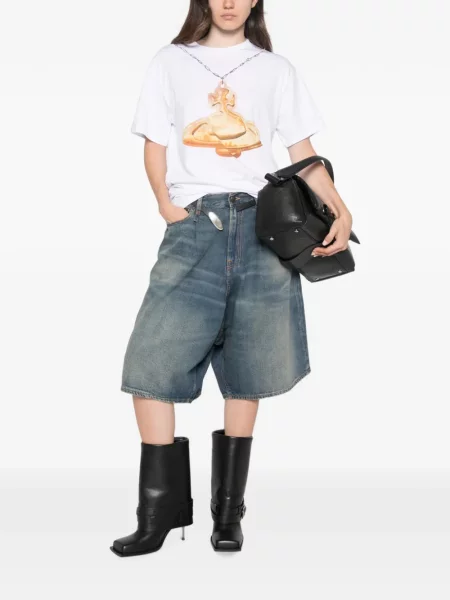 Top Vivienne Westwood cu imagine albastru