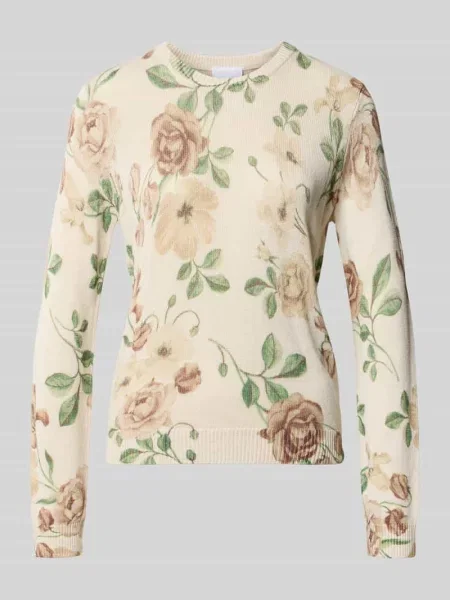Sweter z dzianiny z mieszanka lnu z dodatek Jake*s Collection