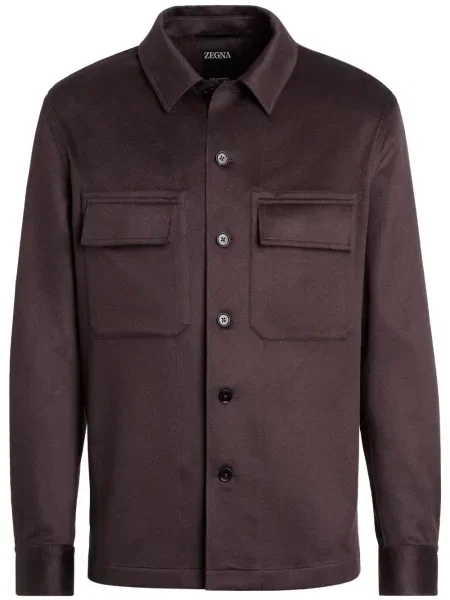 Cămașă Zegna din cașmir alb