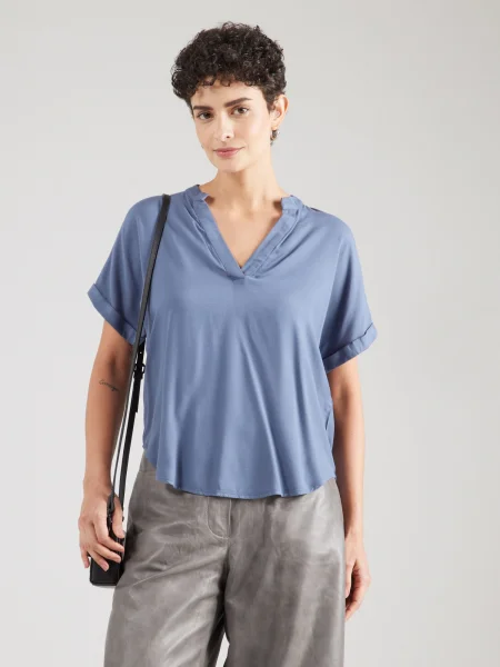 VERO MODA Bluză VMBEAUTY fumuriu albastru