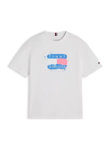 Tommy Hilfiger majica za djecu od pamuka bijela