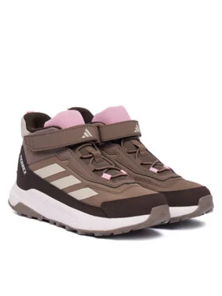 Adidas Bakancs Terrex Anylander Mid Children Hiking Shoes barna