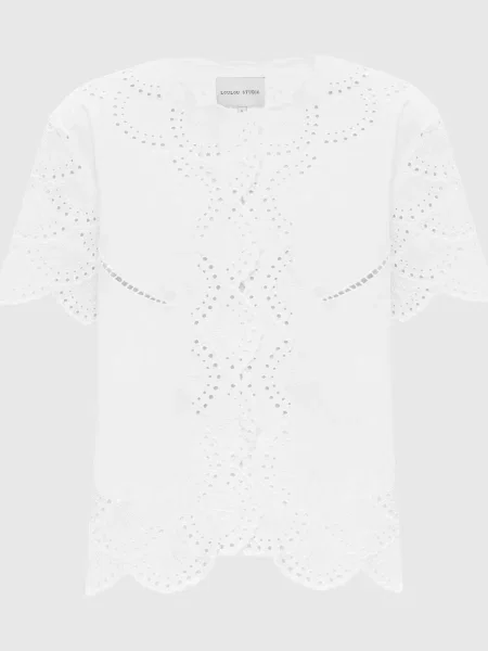 Блуза Elly з вишивкою Lou Lou Studio біла