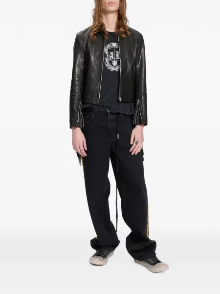 Tricou Ann Demeulemeester cu imagine negru