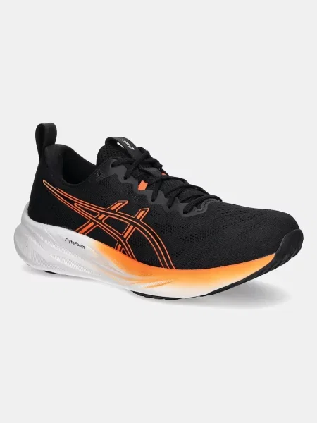 Kožené klasické běžecké tenisky Asics Gel-pulse černé