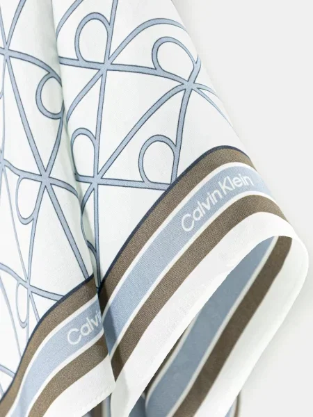 Calvin Klein Kendő világoskék / olíva kék