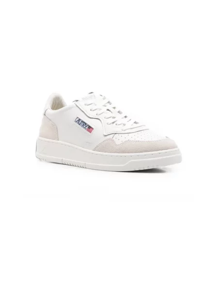 Sneakersy Autry skórzane białe