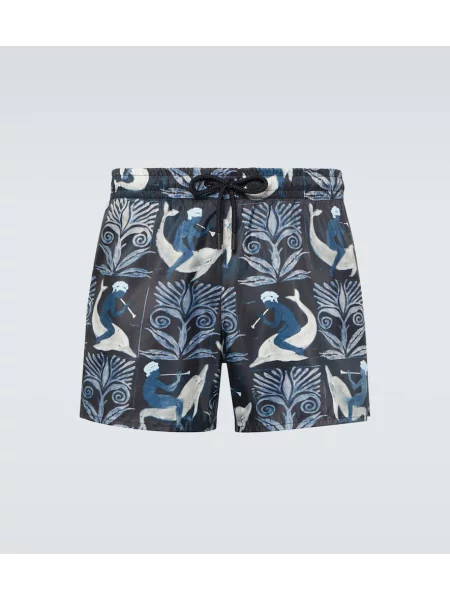 Plavalne hlačke Commas s potiskom