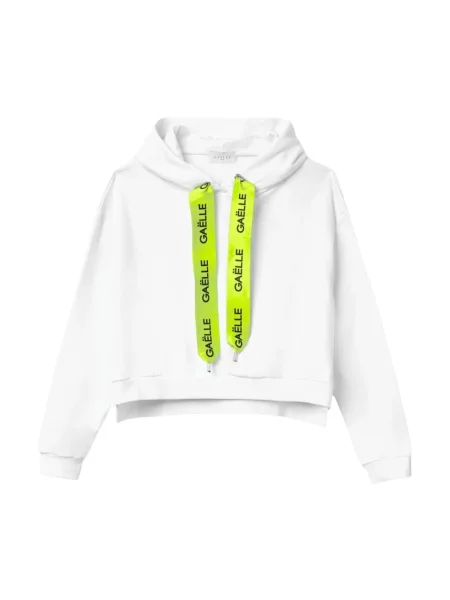 Bluza z kapturem Gaëlle Paris z kapturem biała