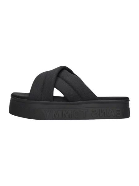 Klapki Tommy Hilfiger czarne