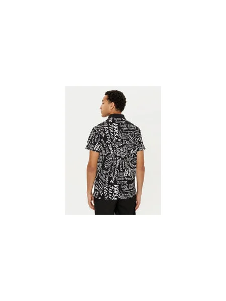 Versace Jeans Couture Pólóing Regular Fit fekete