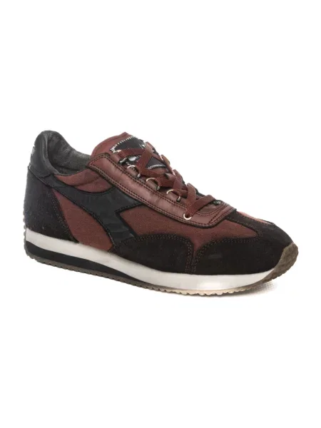 Sneakersy Diadora skórzane czerwone