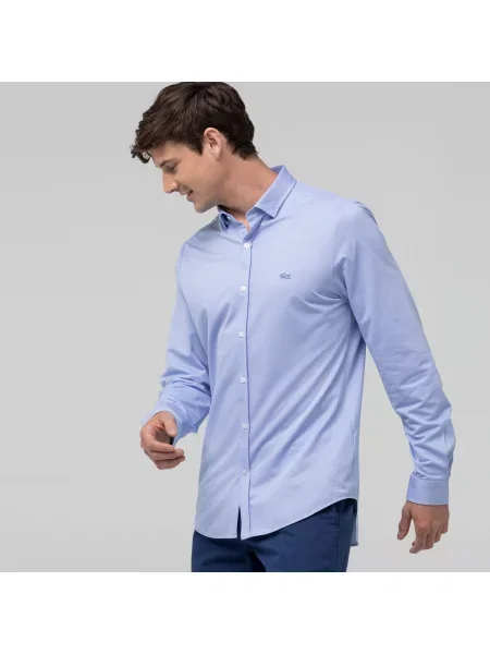 Рубашка Lacoste голубая