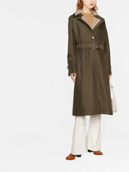 Paltas Woolrich žalia