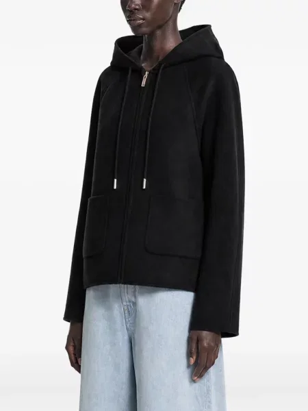 Hanorac cu glugă Max Mara negru