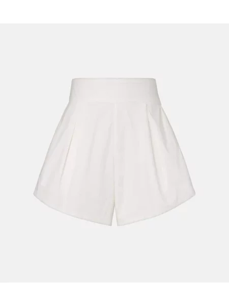 Plisované šortky Adriana Degreas biela