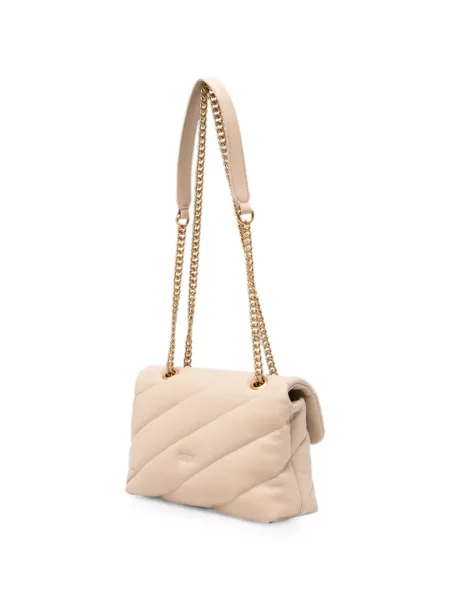 Matlasat geantă shopper Pinko din piele