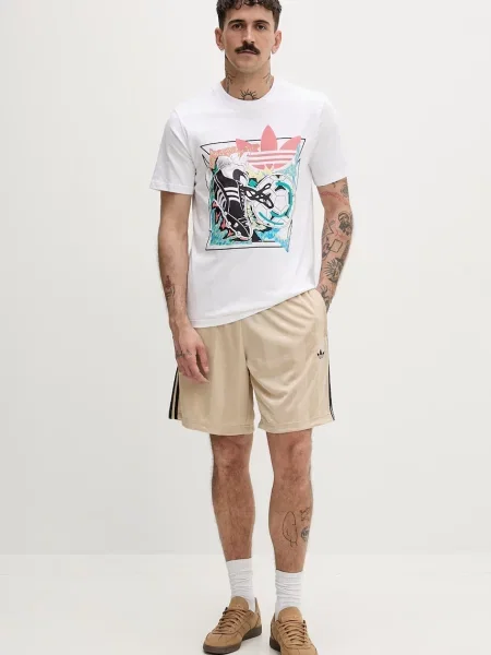 Adidas Originals kratka majica Anime bež