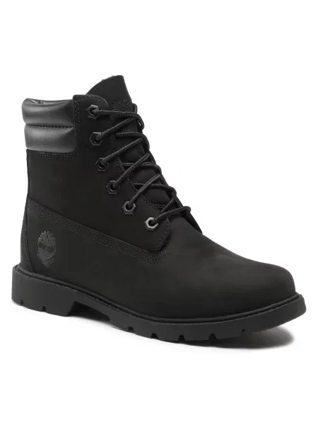 Žygio batai Timberland Linden Woods Wp 6 Inch Black Nubuck juoda