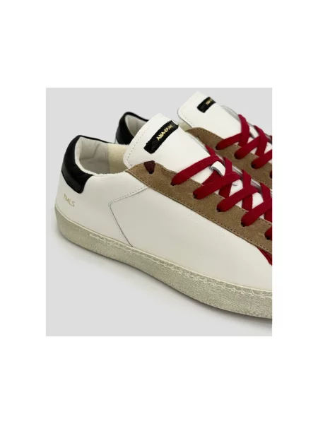 Sneakersy Ama Brand zamszowe białe