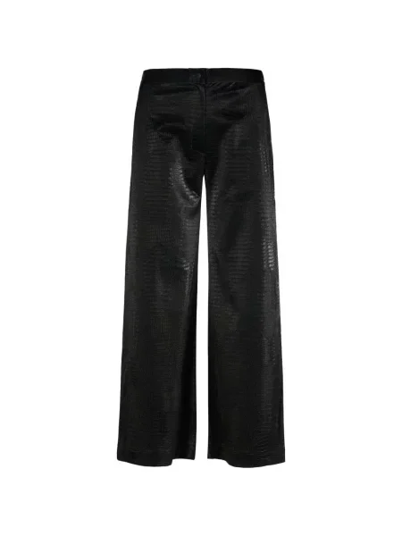 Pantaloni Tessitura din piele negru