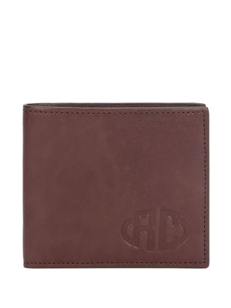 Kožni novčanik Roberto Cavalli smeđa