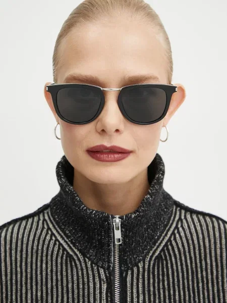 Saint Laurent okulary przeciwsłoneczne SL czarny