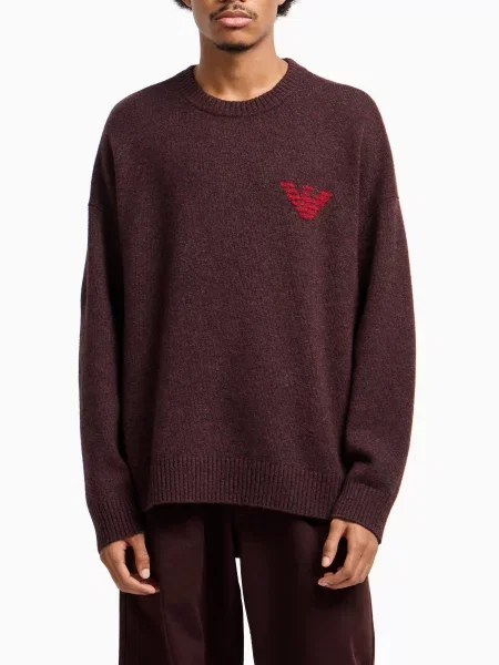 Свитер Emporio Armani коричневый