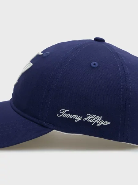 Кепка Tommy Hilfiger с вышивкой синяя