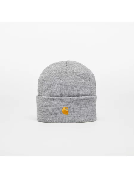 Carhartt WIP Chase Beanie Grey Heather/ Gold gri