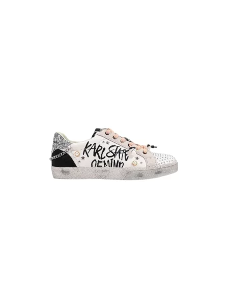 Sneakersy Karl Lagerfeld skórzane białe