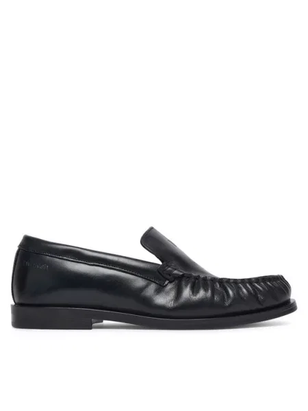 Calvin Klein Mocasini Round Essential Loafer Lth negru