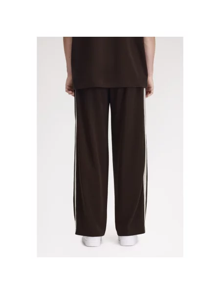 Pantaloni sport Fred Perry alergare maro