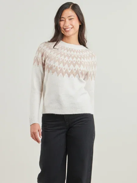 ONLY Pulover ONLFRY auriu roz / gri deschis bej