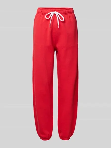 Polo Ralph Lauren Spodnie dresowe Tapered Fit czerwony