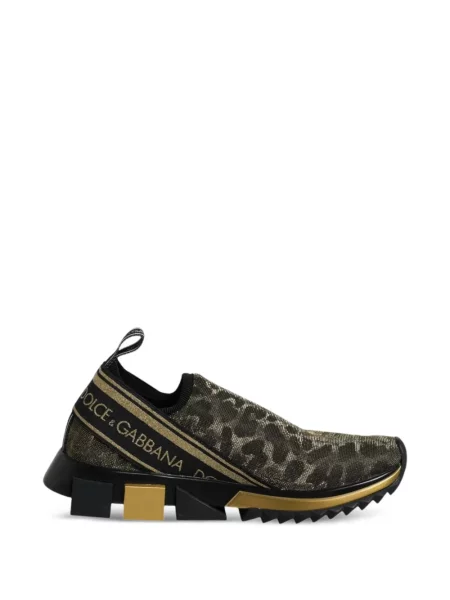 Sneakerși Dolce & Gabbana Sorrento cu imagine cu model leopard