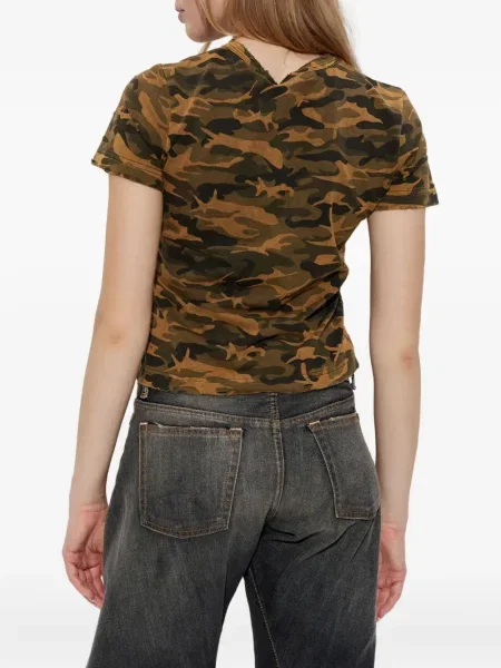 Tricou Misbhv cu imagine cu model camuflaj maro